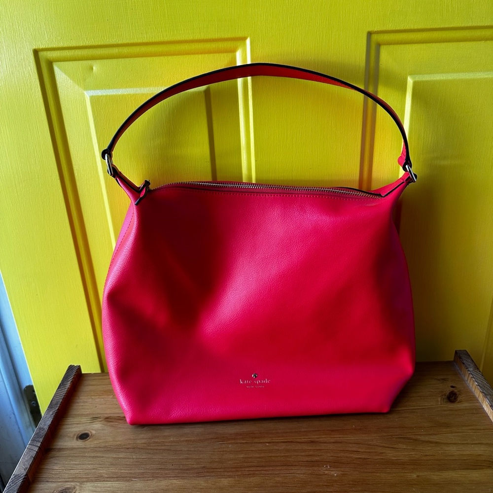 Kate Spade Vibrant Red Shoulder Bag - Picture 1 of 9